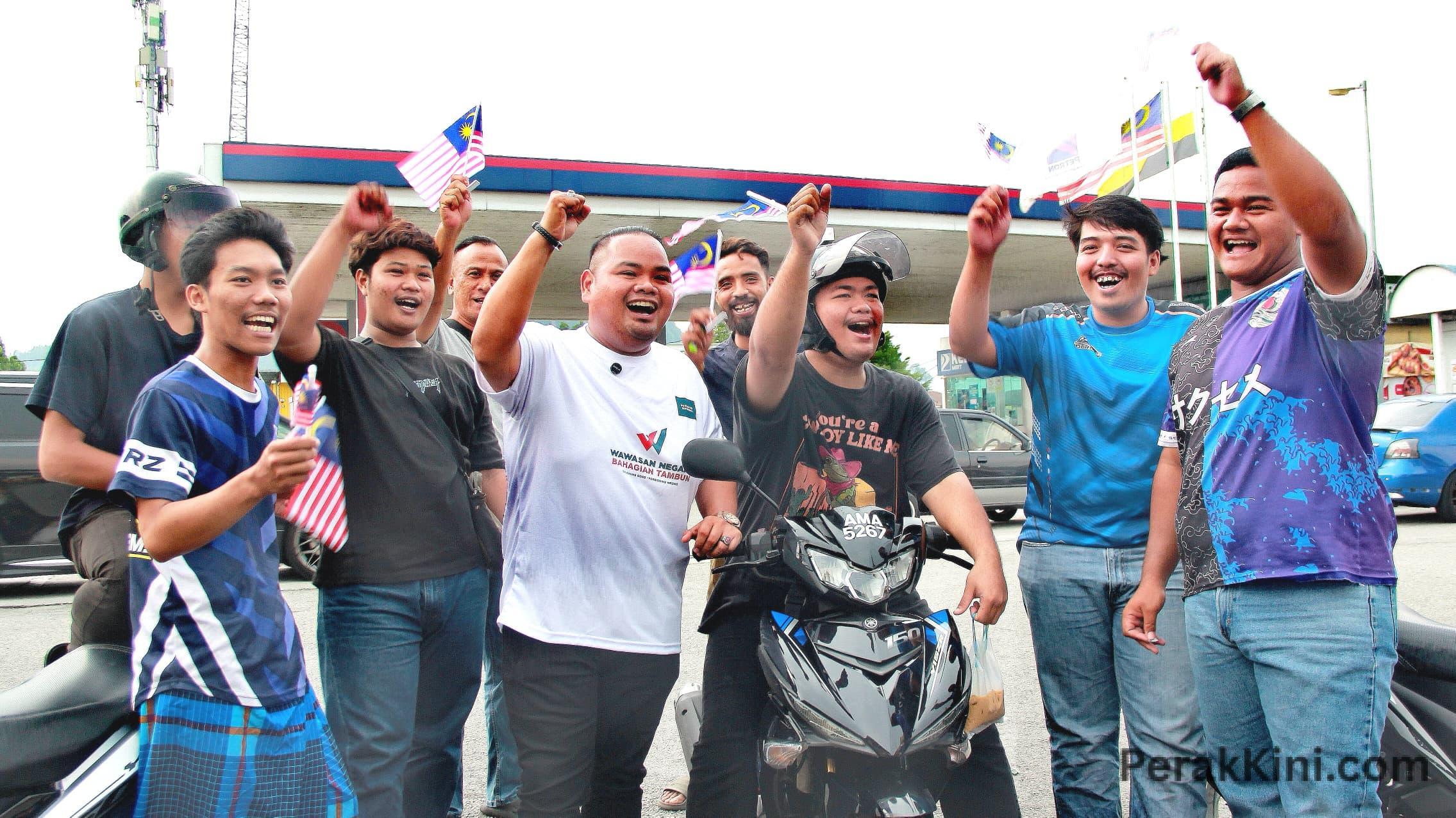 WAWASAN NEGARA BAHAGIAN TAMBUN EDAR BENDERA, SEMARAKKAN SEMANGAT KEMERDEKAAN