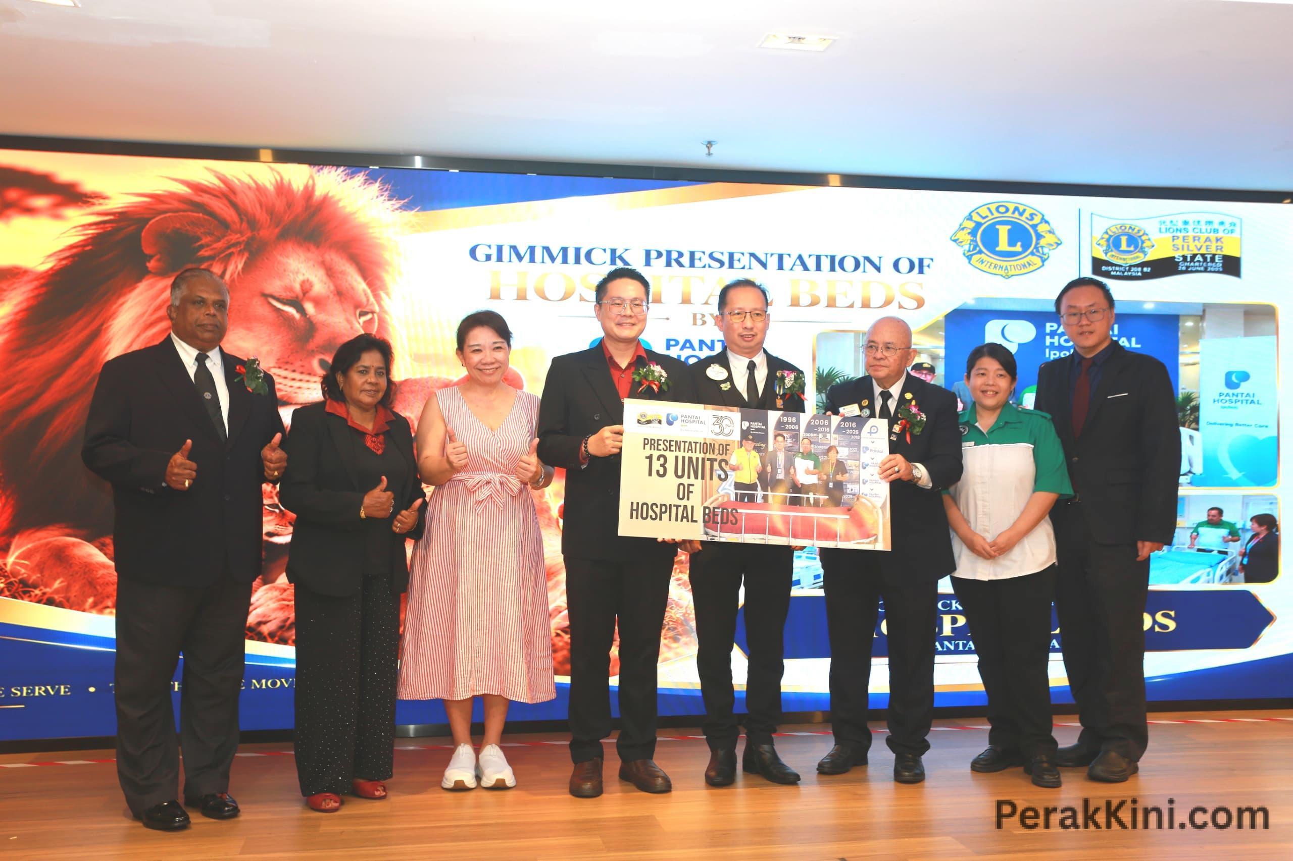 LIONS CLUB of PERAK SILVER STATE SALUR SUMBANGAN BERNILAI HAMPIR RM55 RIBU