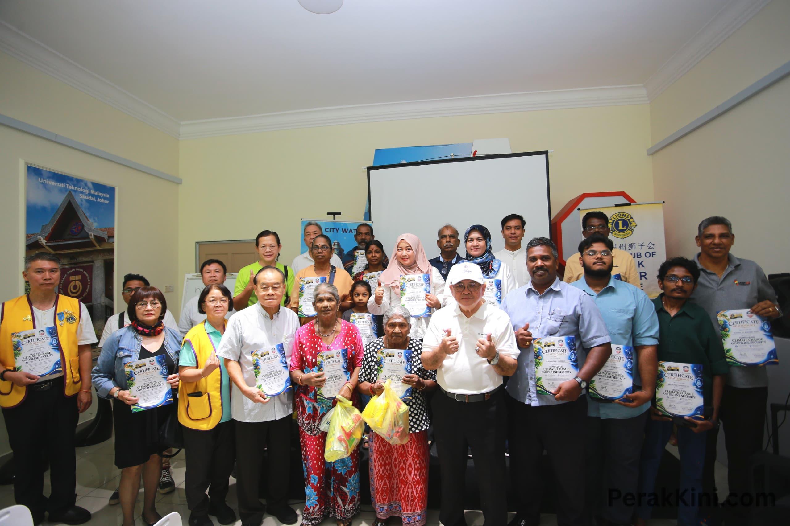 LIONS CLUB of PERAK SILVER STATE ANJUR PROGRAM HIJAUKAN KOMUNITI, DIDIK KESELAMATAN DAN BANTU GOLONGAN B40