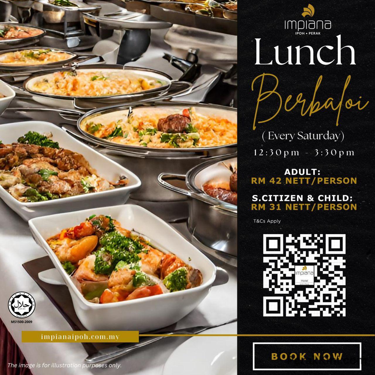 Buffet Lunch Hotel Kat Ipoh Bawah RM45? Ramai Kata Memang Berbaloi