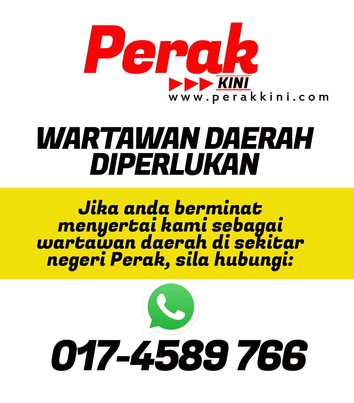 JAWATAN WARTAWAN DAERAH