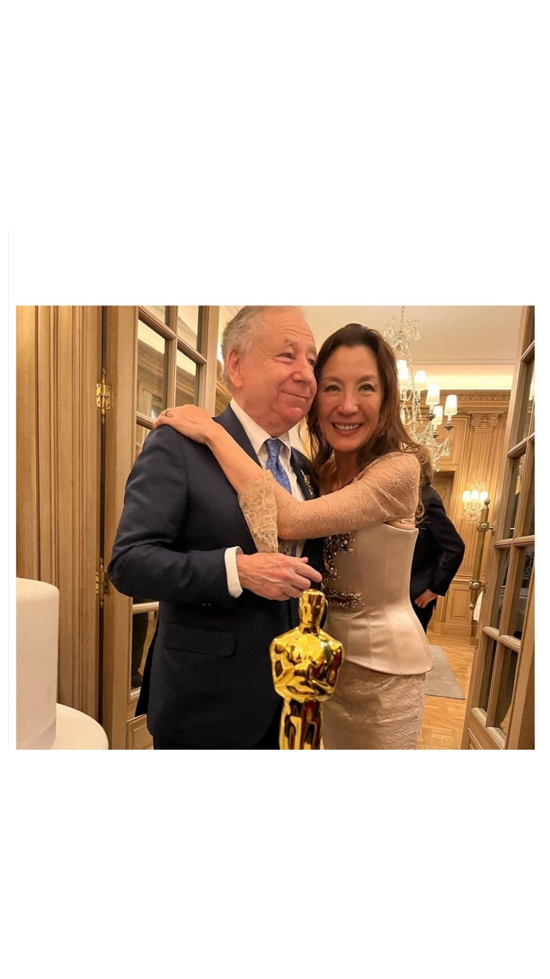 Selepas 6,992 hari menyulam cinta, akhirnya Michelle Yeoh, Jean Todt berkahwin