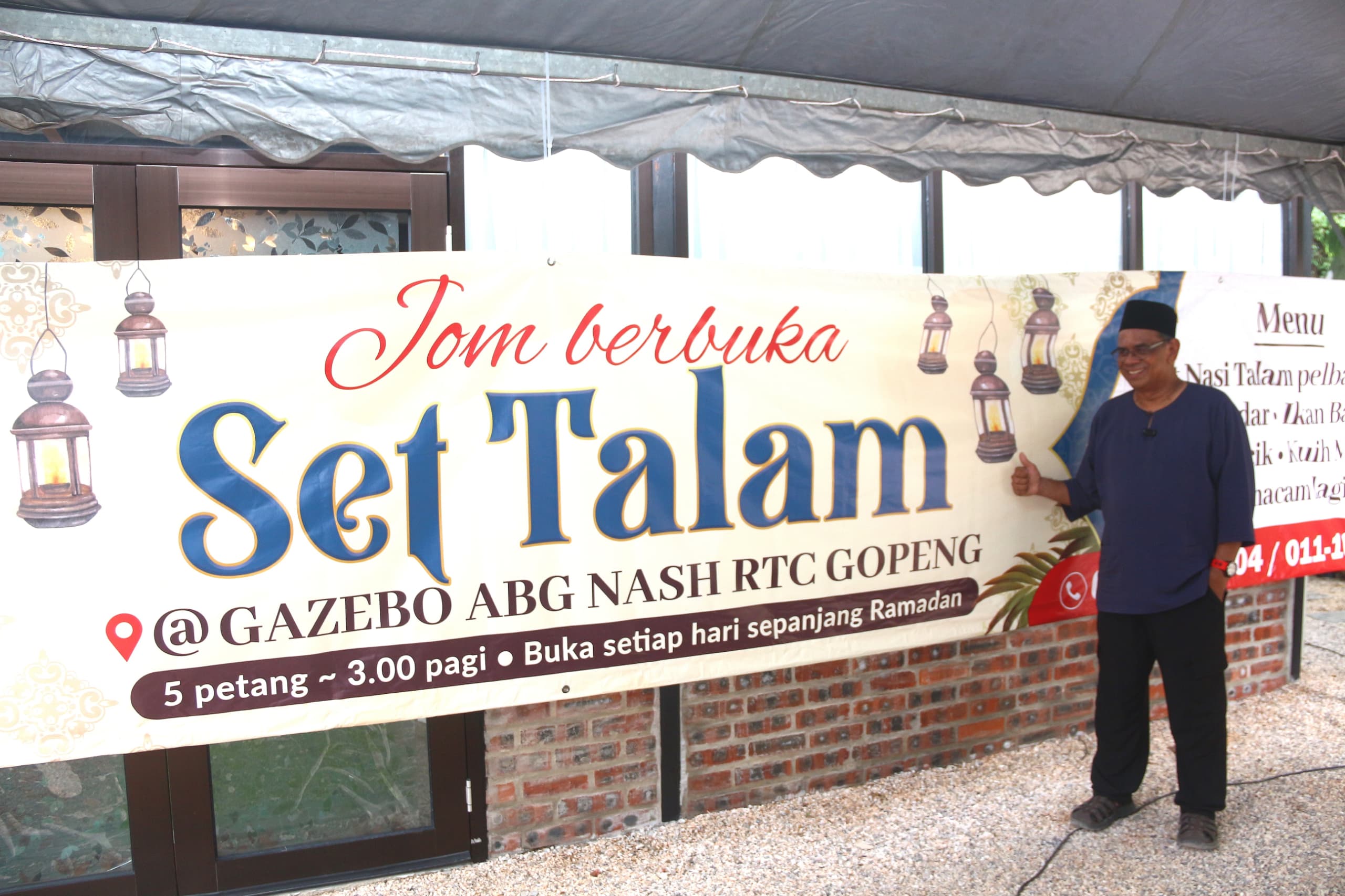 SET TALAM RAMADAN 2026 TARIKAN TERBARU DI GAZEBO ABANG NASH